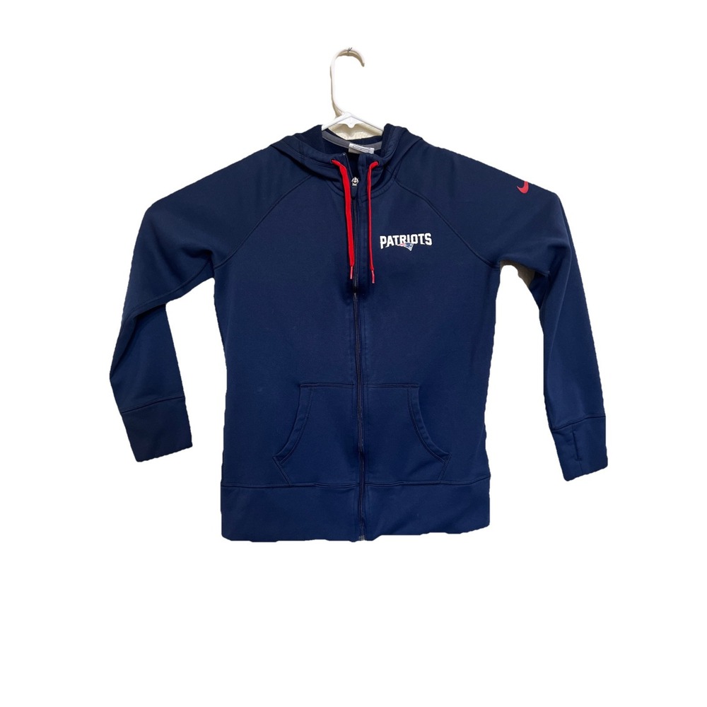 Nike Therma‎ Fit NEW ENGLAND PATRIOTS Full Zip Size Large